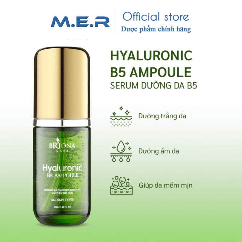 Serum Dưỡng Ẩm Da Briona | Hyaluronic B5 Ampoule | M.E.R COMPANY LIMITED